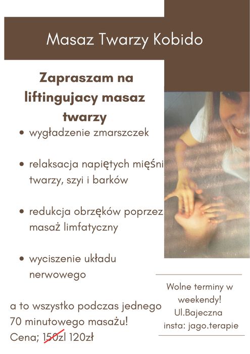 Masaż twarzy Kobido Dąbie, Strefa dla kobiet