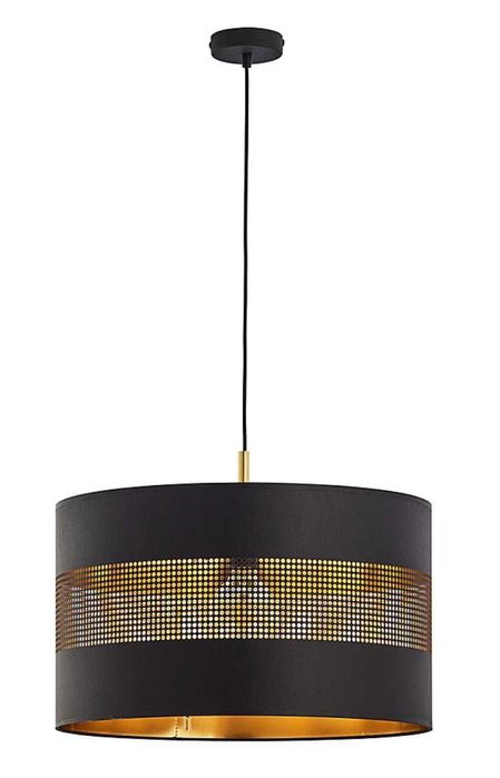 Lampa wisząca TAGO BLACK 3211 – TK Lighting | czarno-złota | używana