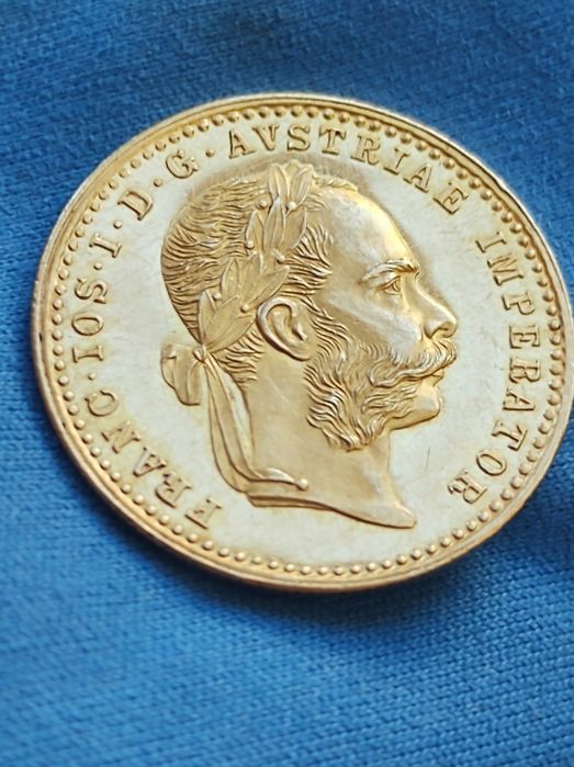 Dukat oryginalne stare bicie 1890r zloto3,49 pr 986