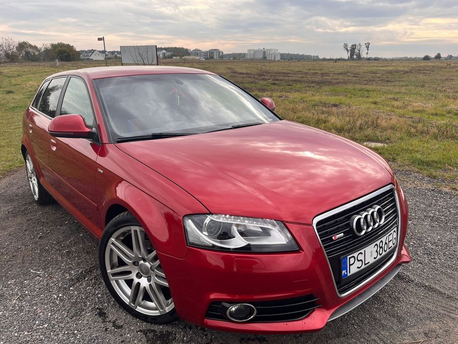 Audi A3 8P lift 2xS-Line, 1.6 MPI 102 konie, Automat, Niski przebieg