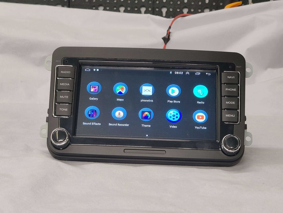 Rádio Volkswagen VW SEAT SKODA - Android 13 – 2 DIN GPS WIFI - Novo