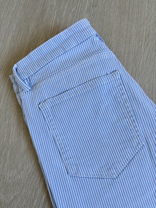 Spodnie w paski jeansy skinny rurki H&M rozmiar M