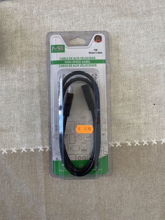 Cabo HDMI novo com 1m