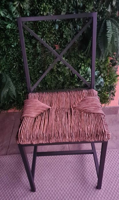 Mesa metal + 4 cadeiras