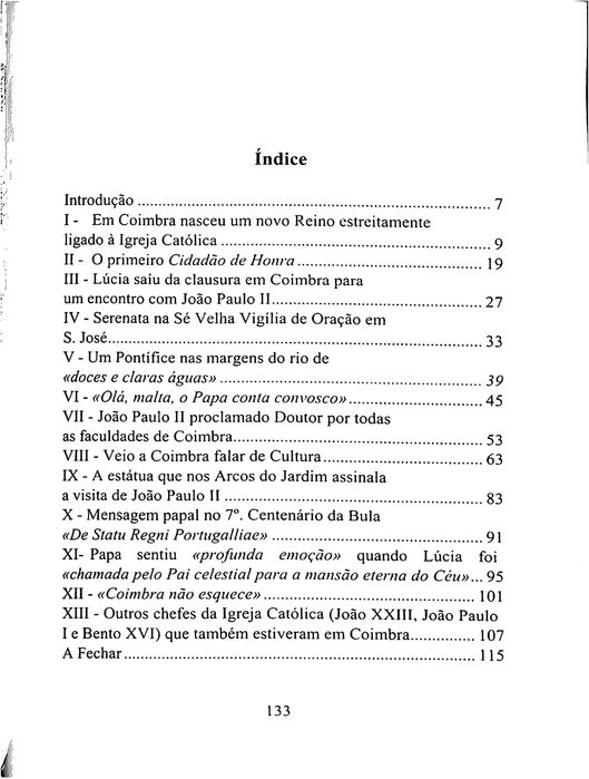 "João Paulo II em Coimbra" de A. Santos Martins [Novo]