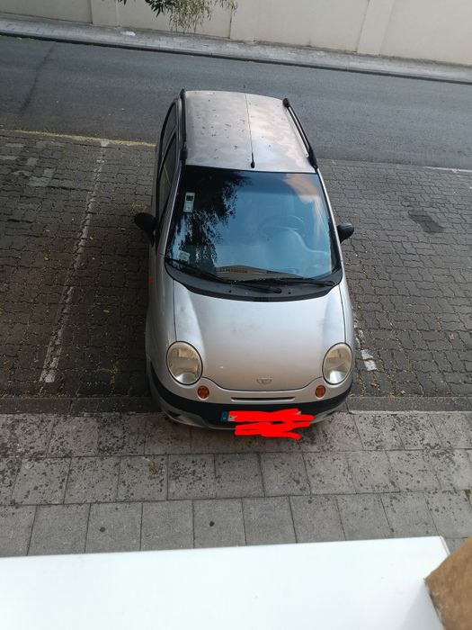 1250 € Dawoo Matiz with 9,800 km, mechanical condition OK, reasonable paint, inspection valid until March 2027, IUC 25 €, good interior, gasoline-powered