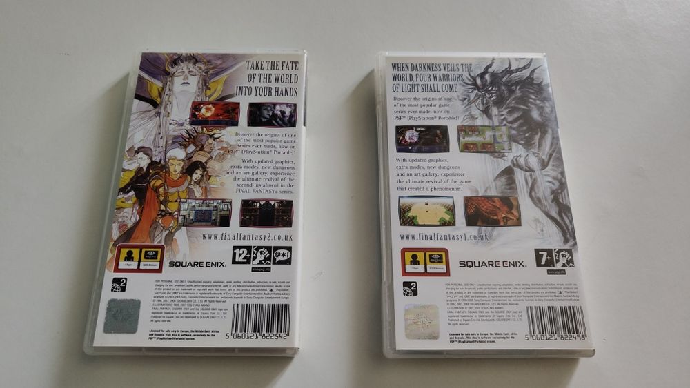 PSP zestaw Final Fantasy I i II