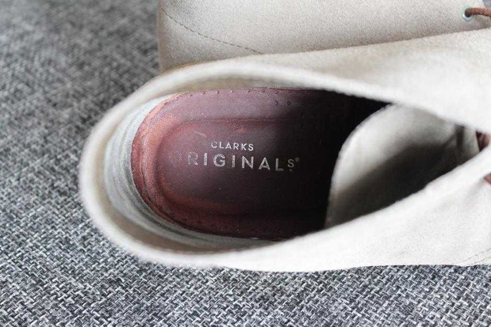 Ботинки дезерти Clarks Originals Оригінал Нат замша 44.5р
