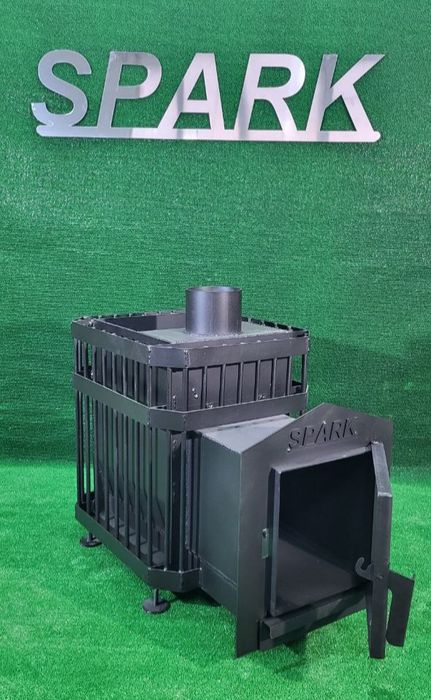 Піч для лазні, сауни, чан.