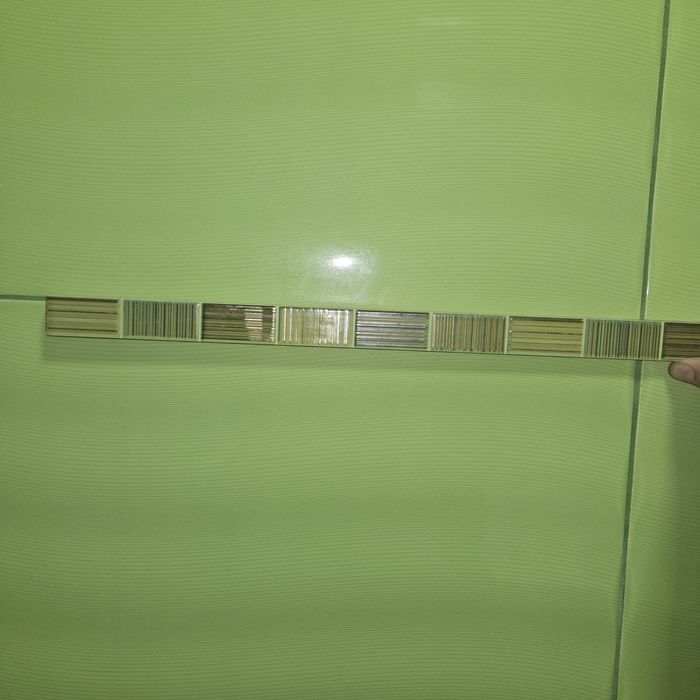 Декор Полоска Фриз Opoczno Flora rectangle 2,5x45 см зелена