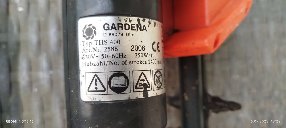 Nożyce do żywopłotu Gardena THS 400