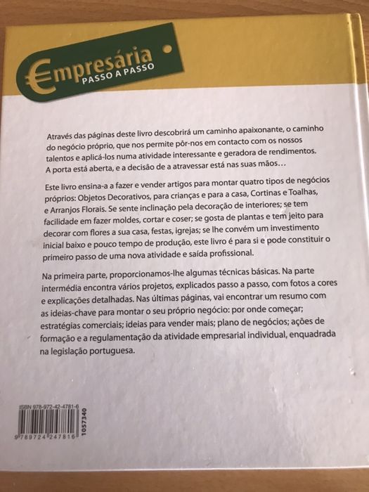 Livro que ensina a fazer diversos projetos de objetos decorativos