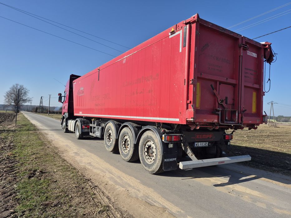 Scania R450 + Kempf naczepa wywrotka 45m3 2019r ZESTAW nowa HYDR