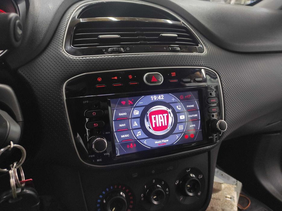 (NOVO) Rádio 2DIN 7" Android • FIAT Punto EVO (2009 a 2017) • GPS