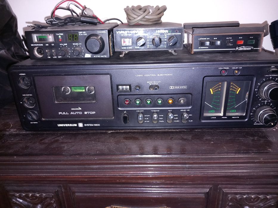 leitor de cassetes profissional