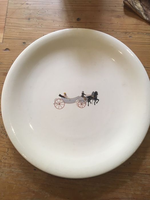 Prato de bolo / servir francês Saline Marin Paris