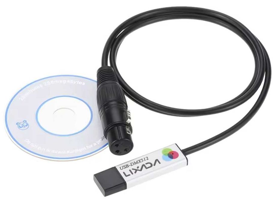 Кабель перехідник Lixada USB - DMX DMX512 контролер