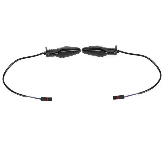 Par de Piscas LED para motos BMW - luz âmbar fumada