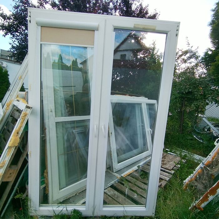 Drzwi   145x218 Ruchomy Słupek Tarasowe PCV