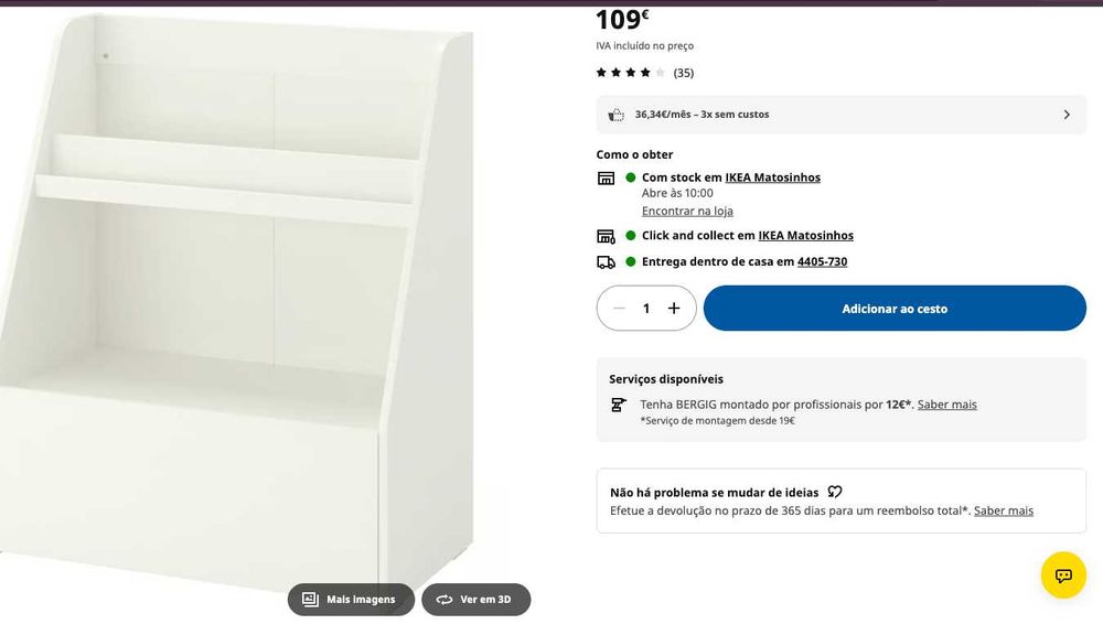 Bergig - Estante criança Ikea