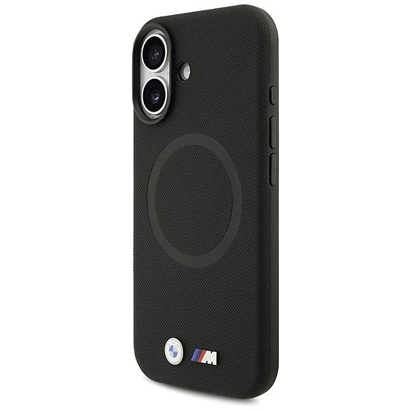 Etui BMW M FW Metal Logo MagSafe na iPhone 17 - czarne