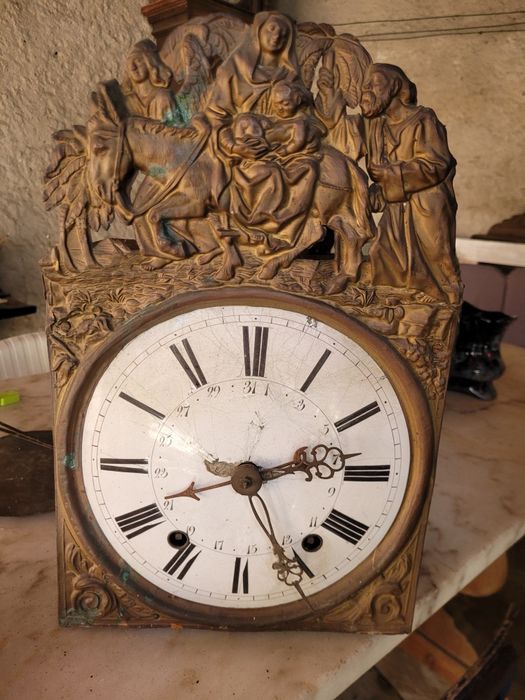 Máquina de relógio antiga