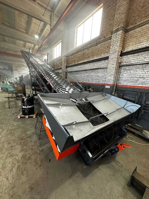 Наклонный передвижной транспортер, ленточный конвейер, разгрузчик