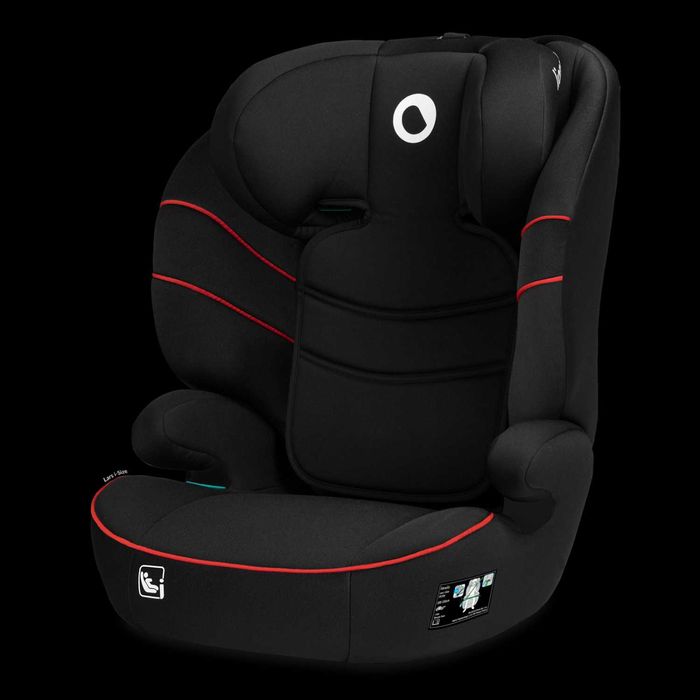 Fotelik samochodowy Lionelo Lars I-Size Sporty Black 15-36 kg