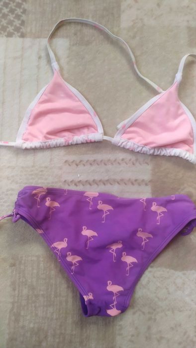 Strój kąpielowy bikini dwuczęściowy flaming
