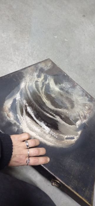 Grelha para lareira com tabuleiro