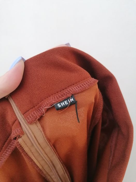 Calças Castanhas Flare