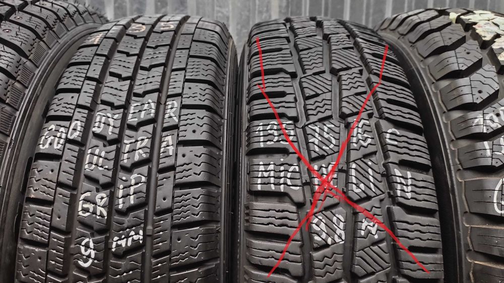 Шини - одиночки 195/75R16C Continental  Goodyear с 185