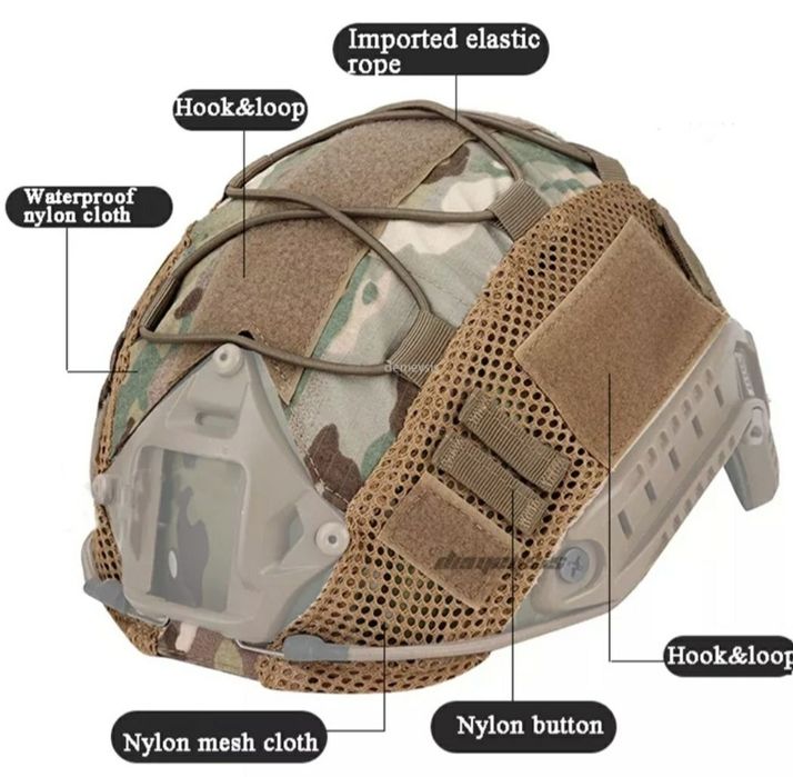 Кавер мультикам розмір М, L. чохол на шолом FAST.