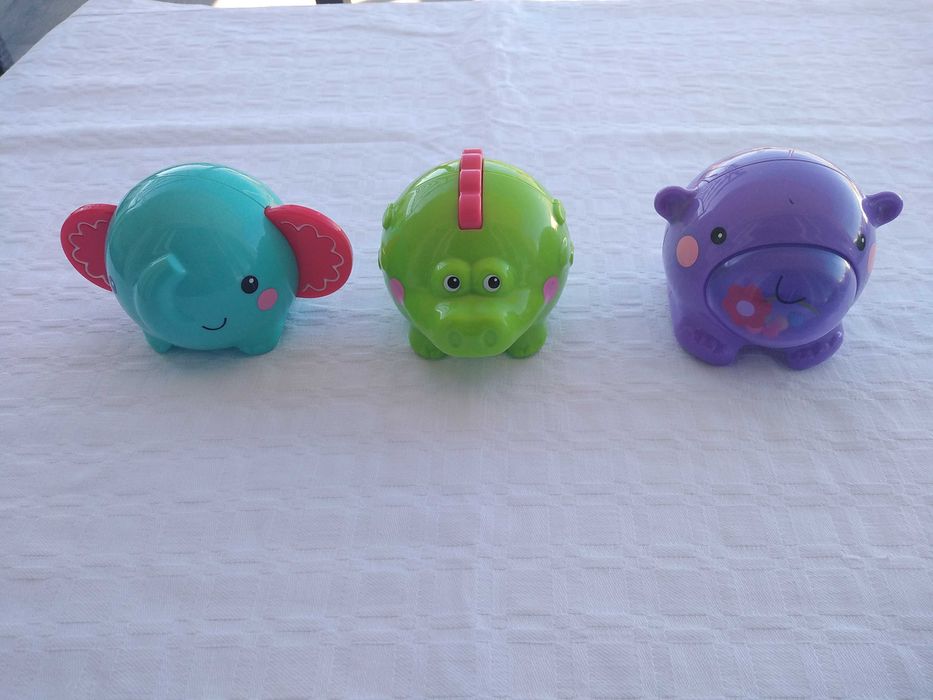 Três Bonecos Fisher-Price