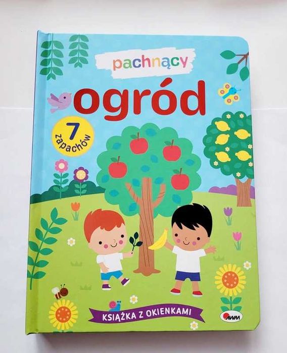 Nowa książeczka sensoryczna dla dzieci - montessori, Pachnący ogród