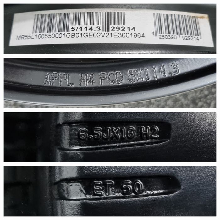 Felgi Alu 16" KIA Ceed ProCeed XCeed Venga 5x114,3