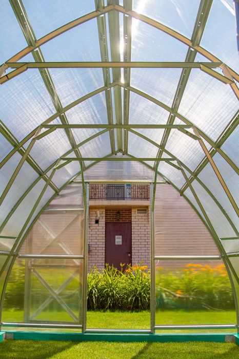 Szklarnia od 3x2 do 3x12 z poliwęglanu | 360 kg/m² | 10 lat gwarancji