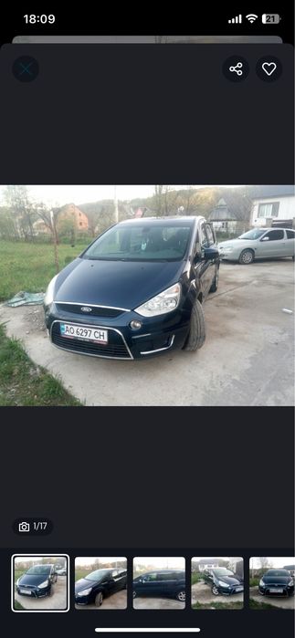 форд s max 2007 року