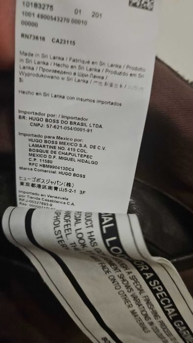 Kurtka skóra męska Hugo boss 100% oryginał rozmiar 50