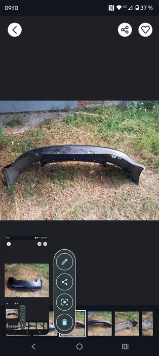 Задний бампер Фиат стило stilo абарт