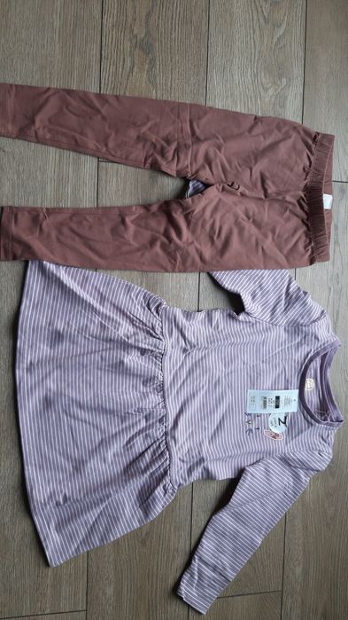 Nowy komplet sukienka legginsy 128 cool club prezent