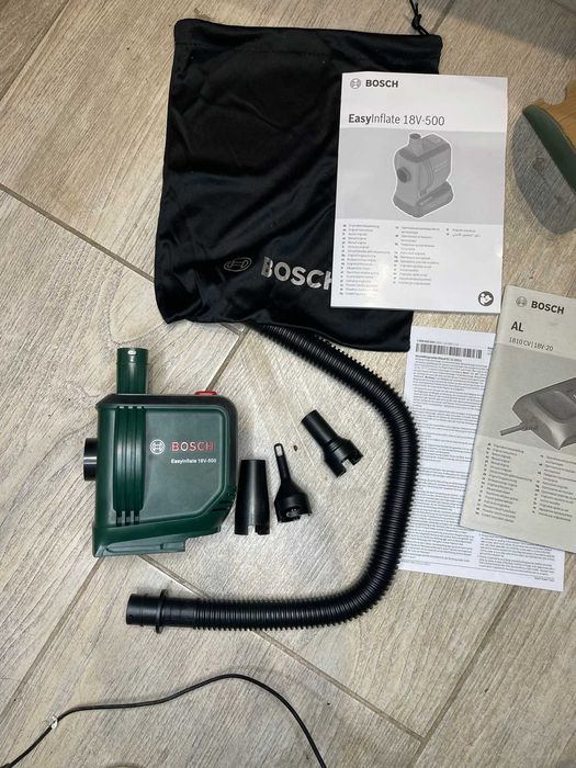 Pompka akumulatorowa Bosch EasyInflate 18V-500 | Szybka i Mocna