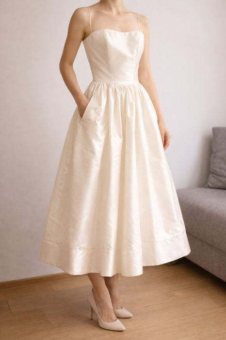 Nowa suknia ślubna Molly | jedwab włoski  | Szyjemy Sukienki | premium