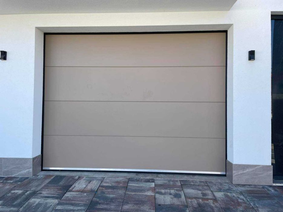 Секційні гаражні ворота (АВТОМАТИЧНІ РУЧНІ) власний ЕКСПОРТ