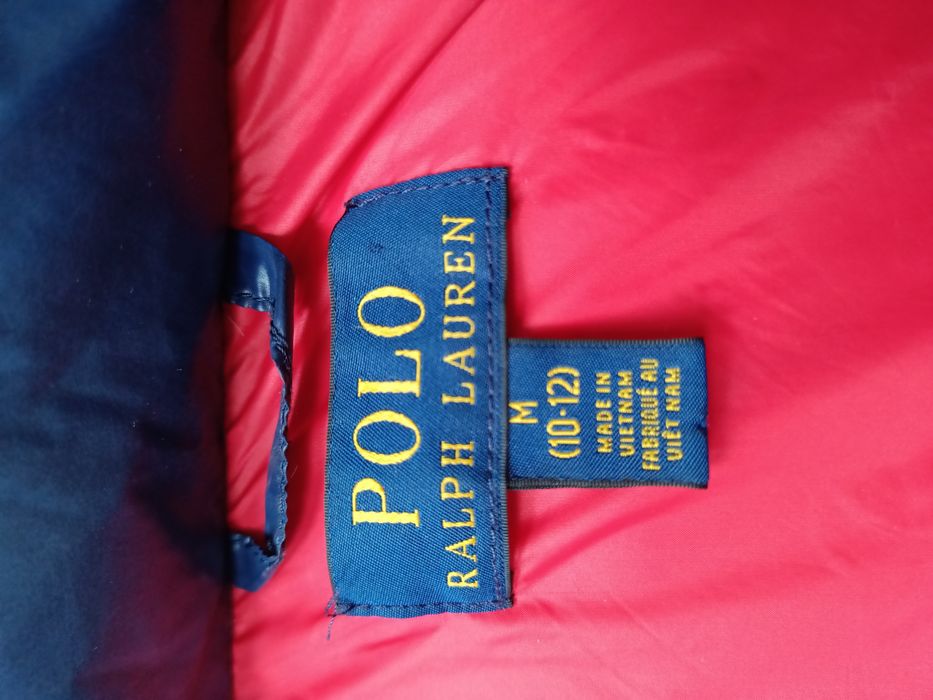 Oryginalna, jak nowa kurtka puchowa Polo Ralph Lauren Kids 140
