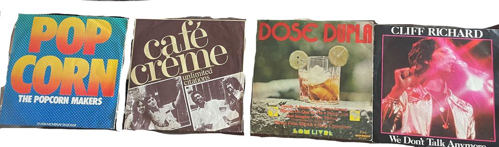 Discos em Vinyl 45 rotações