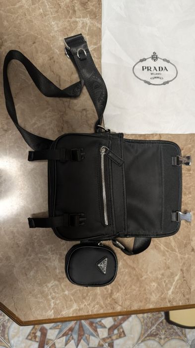 Сумка Prada Re-Nylon Black Premium (Унісекс)