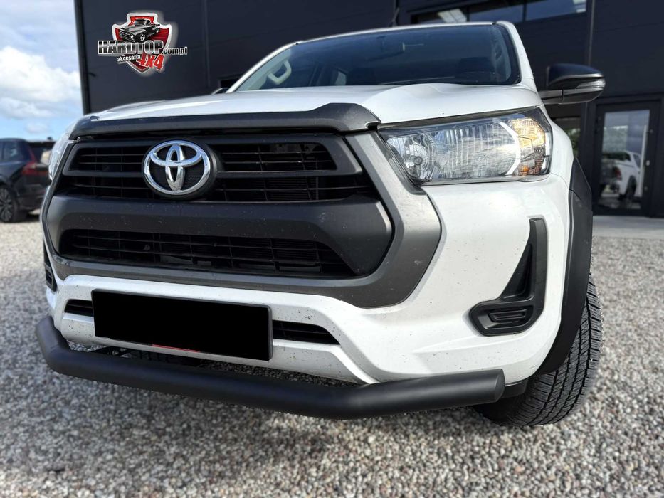 Orurowanie Przednie Rura Bull Bar Toyota Hilux 2021+ Czarne