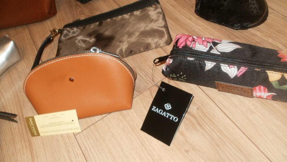 Kosmetyczki - zestaw- Batycki, Tchibo, Witchen, Zagatto i inne