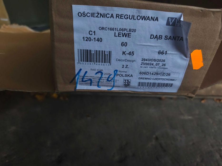 Drzwi łazienkowe 60 cm